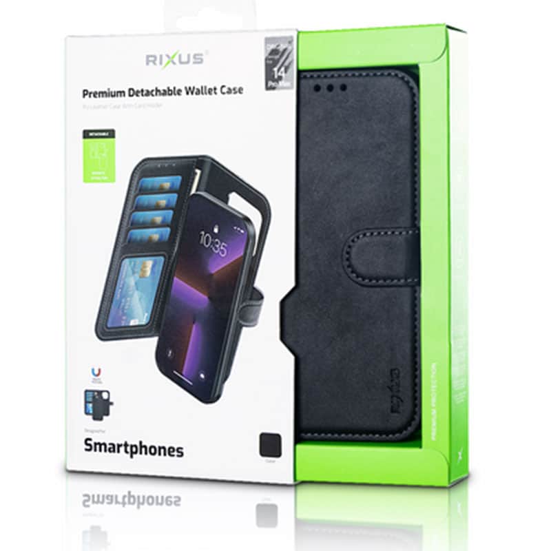 Premium magnetisk flip cover til iPhone 14 Pro Max - Pakkens indhold - reFix.dk