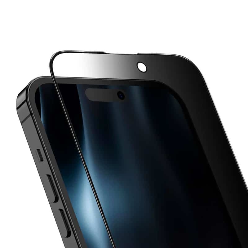 iPhone 16 Privacy Skærmbeskyttelse – Premium Full Cover - reFix.dk