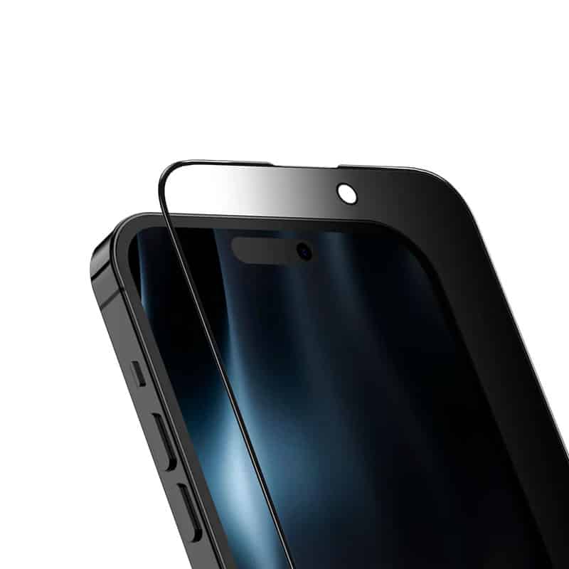 iPhone 16 Plus Privacy Skærmbeskyttelse – Premium Full Cover - reFix.dk