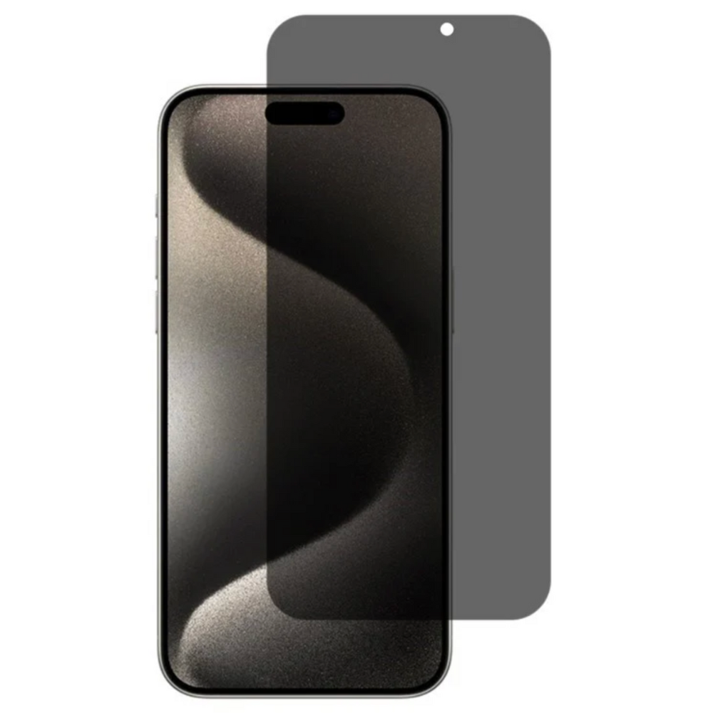Privacy full cover skærmbeskyttelse til iPhone 17 Pro Max - reFix.dk