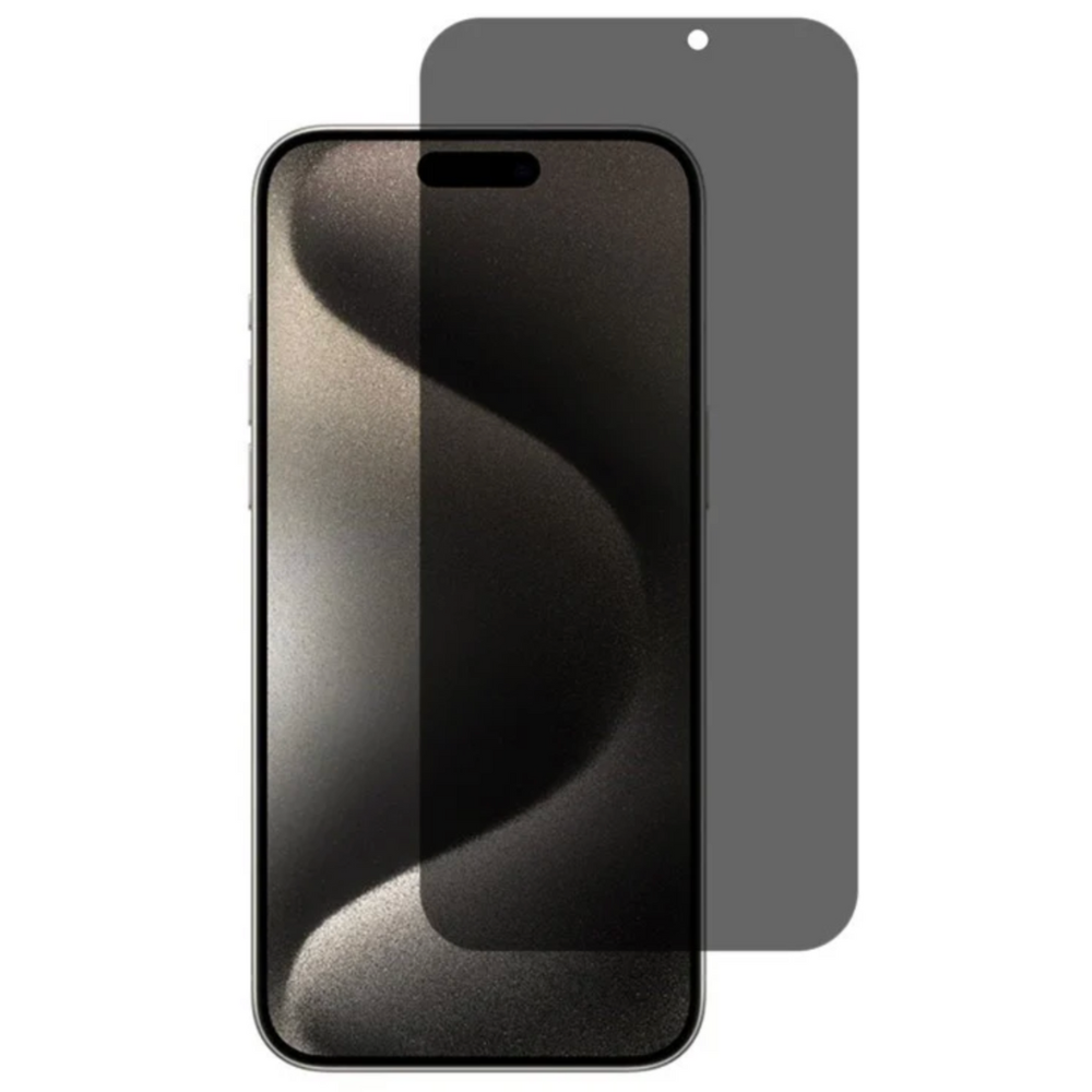 Privacy full cover skærmbeskyttelse til iPhone 17 - reFix.dk