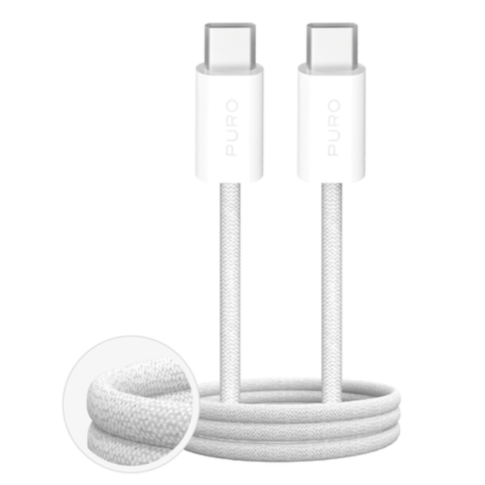 Puro 60W USB-C opladerkabel til iPhone / iPad (3m) - reFix.dk