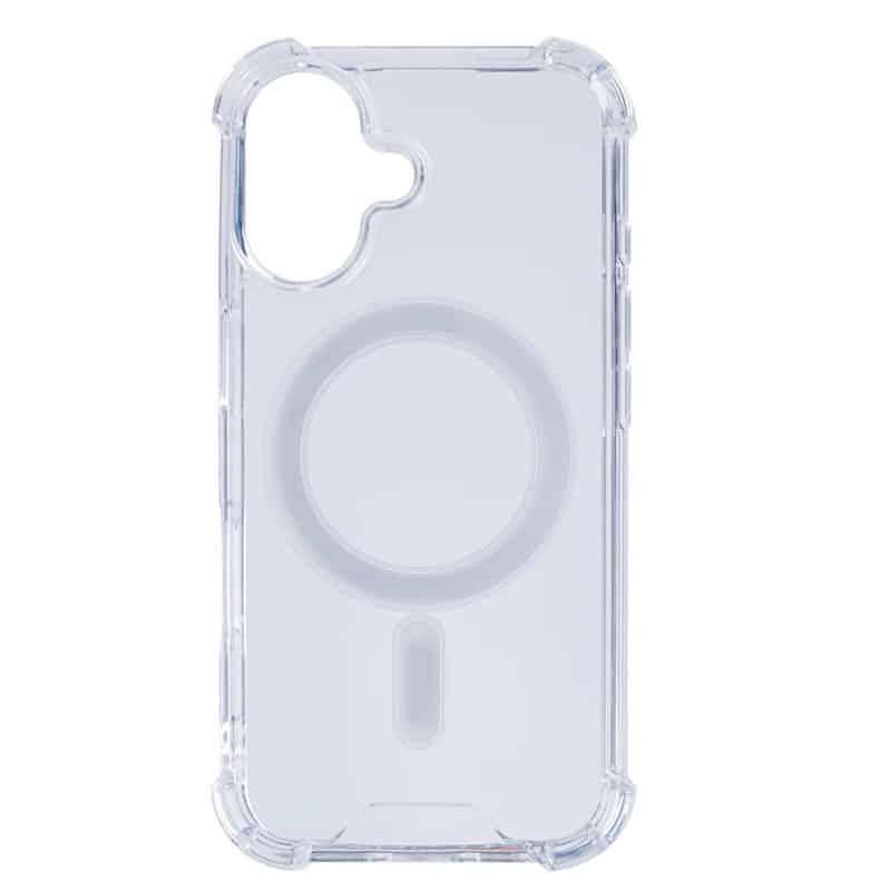 Rixus Anti-burst Clear Case med MagSafe til iPhone 16 Plus