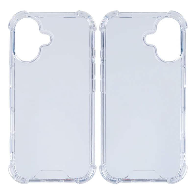 Rixus Anti-burst cover til iPhone 16, 16 Plus - Bagside - reFix.dk