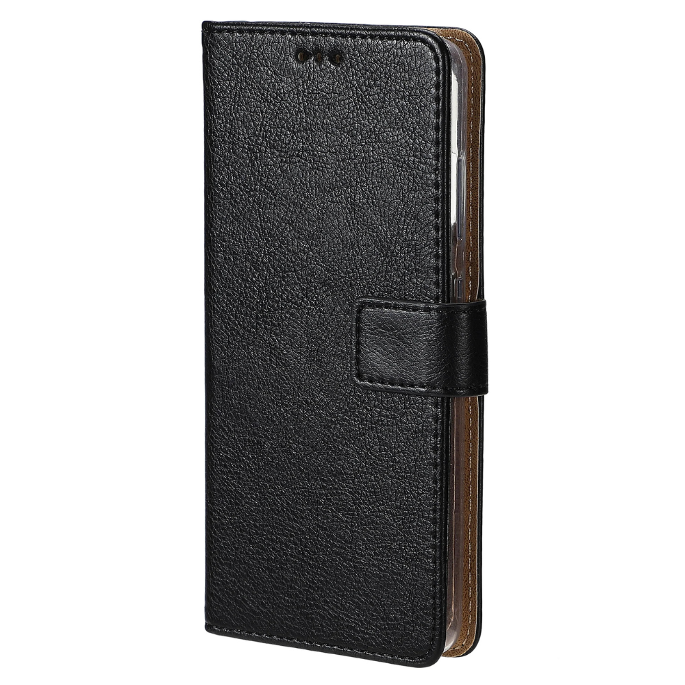 iPhone 13 Cover – Læder Flip Cover med Kortholder - sort | reFix.dk