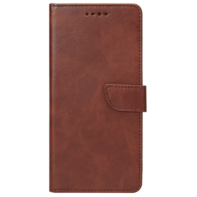  Rixus Læder flip cover til Samsung A26, A17 - Brun - reFix.dk