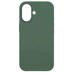 Rixus Soft TPU cover med MagSafe til iPhone 16, 16 Plus - Mørkegrøn - reFix.dk