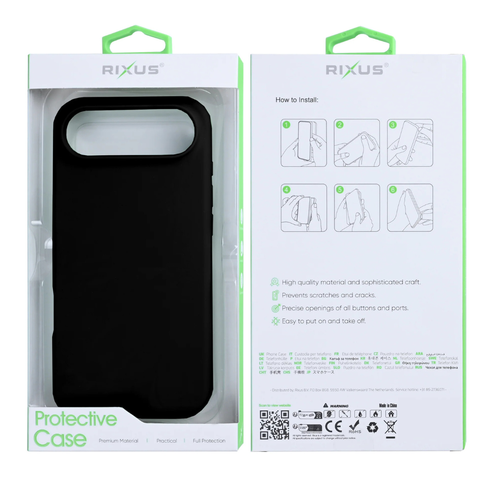Rixus Soft TPU cover med MagSafe til iPhone 17 Air - 1 - reFix.dk