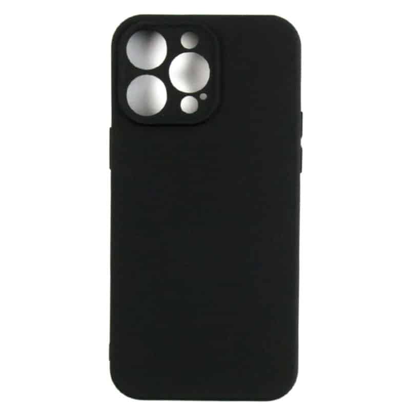 Rixus Soft TPU cover til iPhone 14 Pro Max - sort - reFix.dk