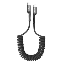 USB-C til USB-C Kabel – Udtrækkeligt Opladerkabel 60W (1m) | reFix.dk