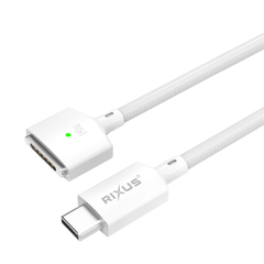 Rixus USB-C til Magsafe 3 Opladerkabel til MacBook (140W) - 1 - reFix.dk