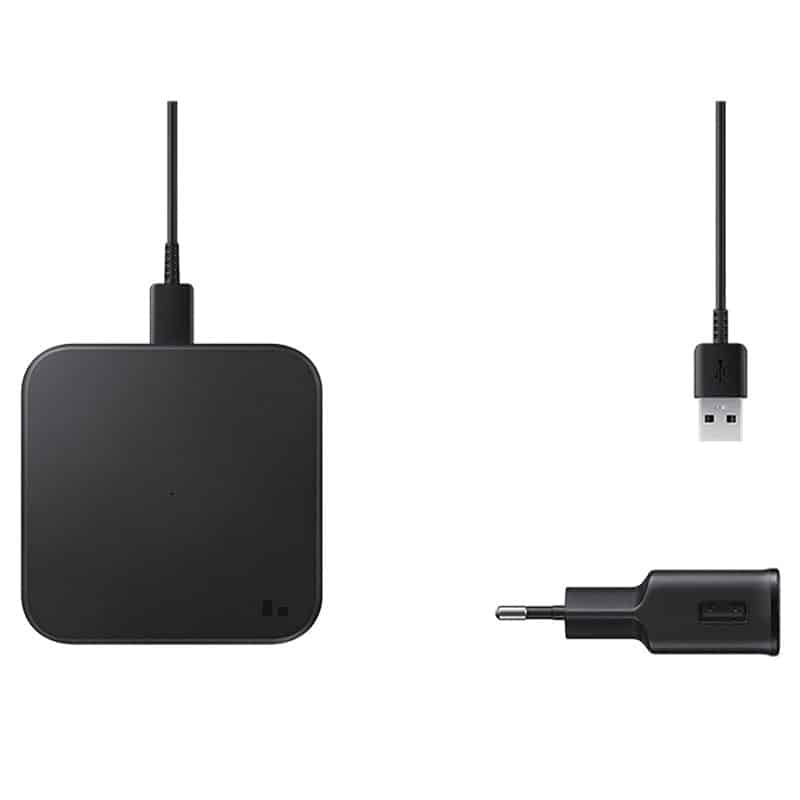 Samsung hurtig trådløs oplader + travel adapter 15 - reFix.dk