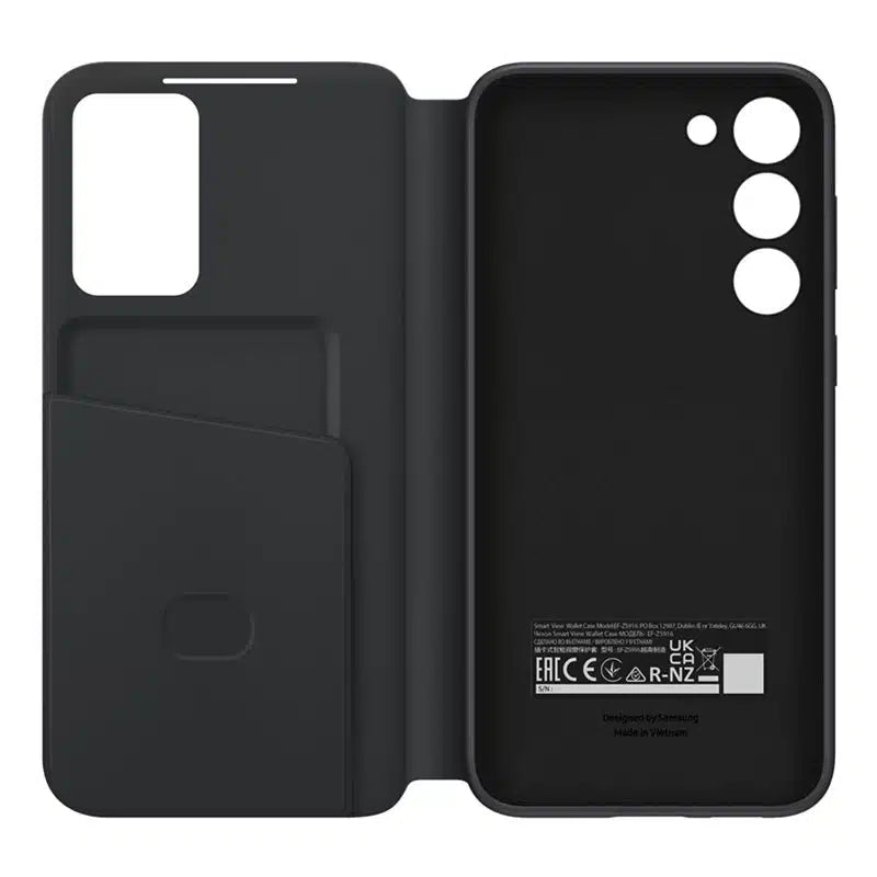 Samsung S23 Smart View Wallet Cover S23 4 - reFix.dk