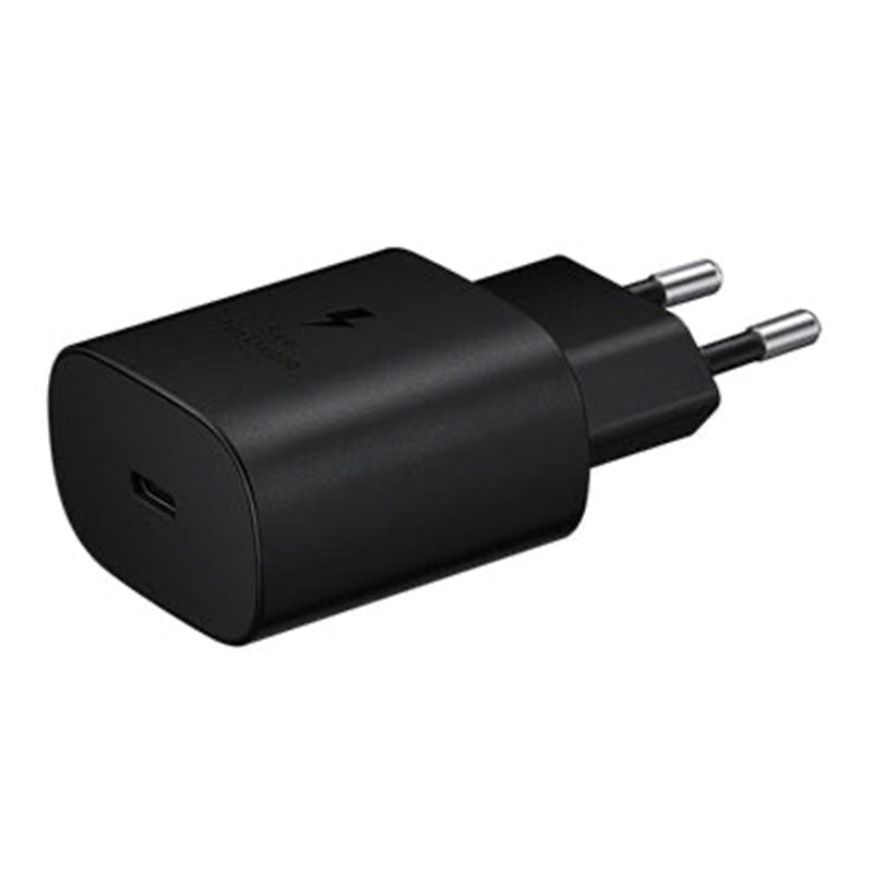Samsung USB-C Hurtig Oplader 25W – Super Fast Charging (bulk) - sort | reFix.dk