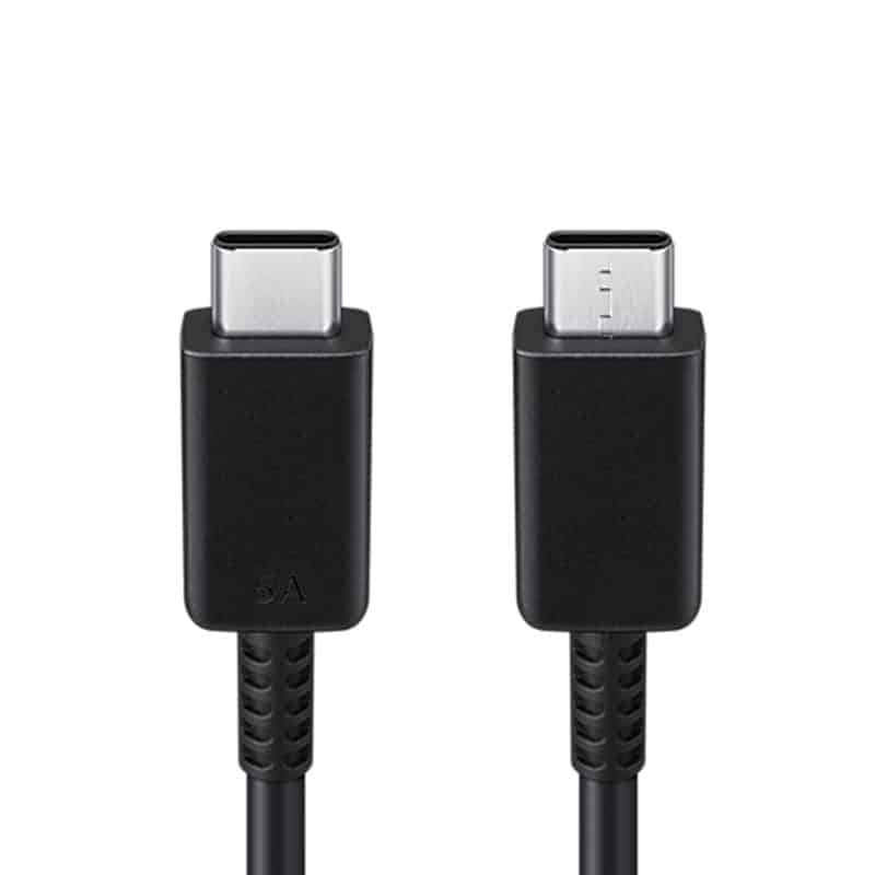 Samsung USB-C til USB-C opladerkabel (1m) - Sort - 1 - reFix.dk