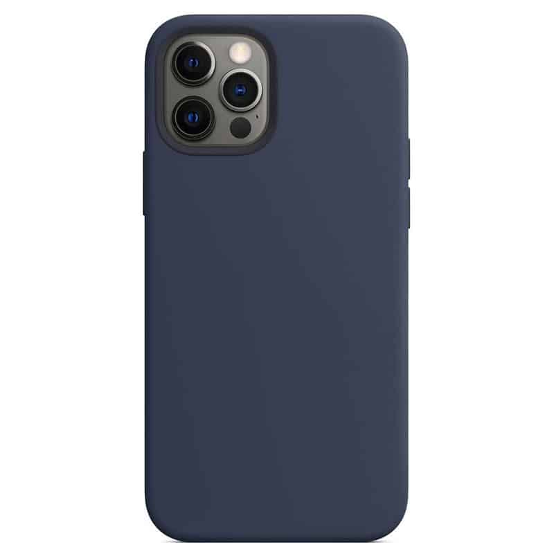 Silikone cover til iPhone 12 | 12 Pro deep navy - reFix.dk