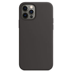 Silikone cover til iPhone 12 | 12 Pro sort - reFix.dk