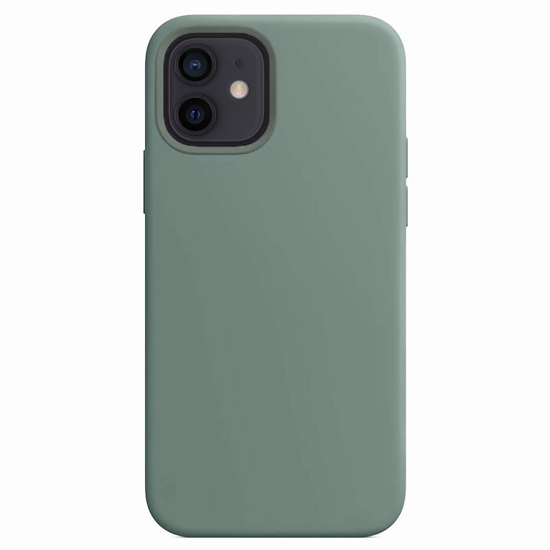 Silikone cover til iPhone 12 mini midnight green - reFix.dk