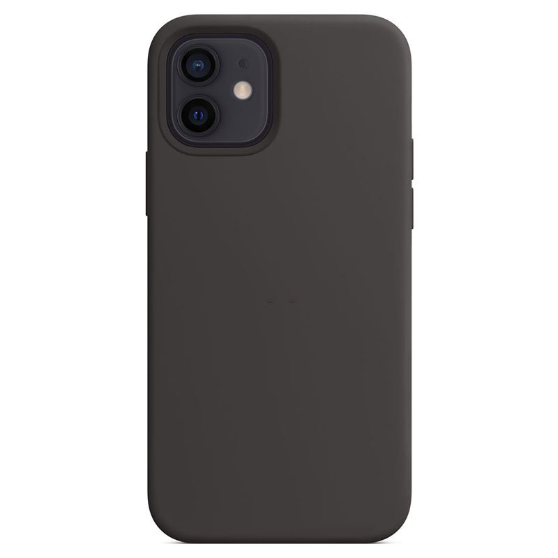 Silikone cover til iPhone 12 mini sort - reFix.dk