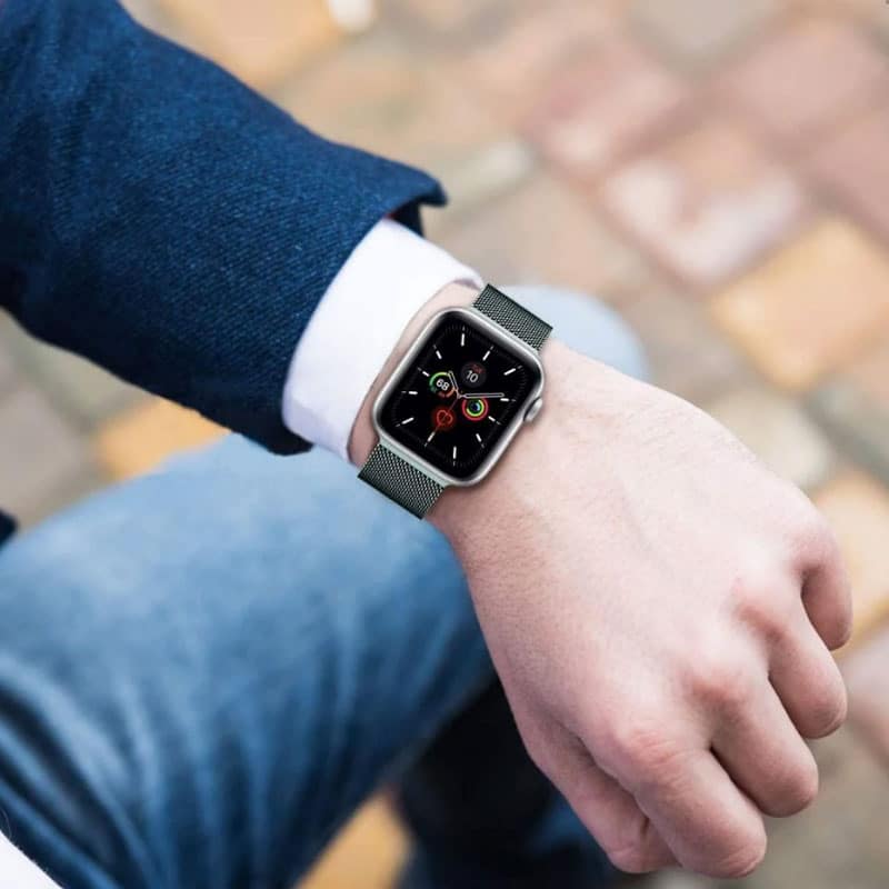 Smart Watch Milanese rustfri stål rem - reFix.dk