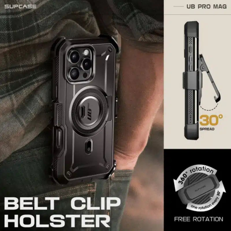 Supcase UB Pro Mag cover med MagSafe til iPhone 16 Pro - 4 - reFix.dk
