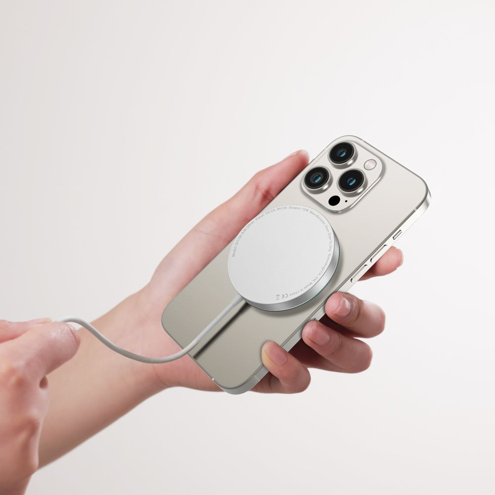 Tech-Protect Magnetisk Trådløs Oplader (+ USB-C kabel) - 2 - reFix.dk