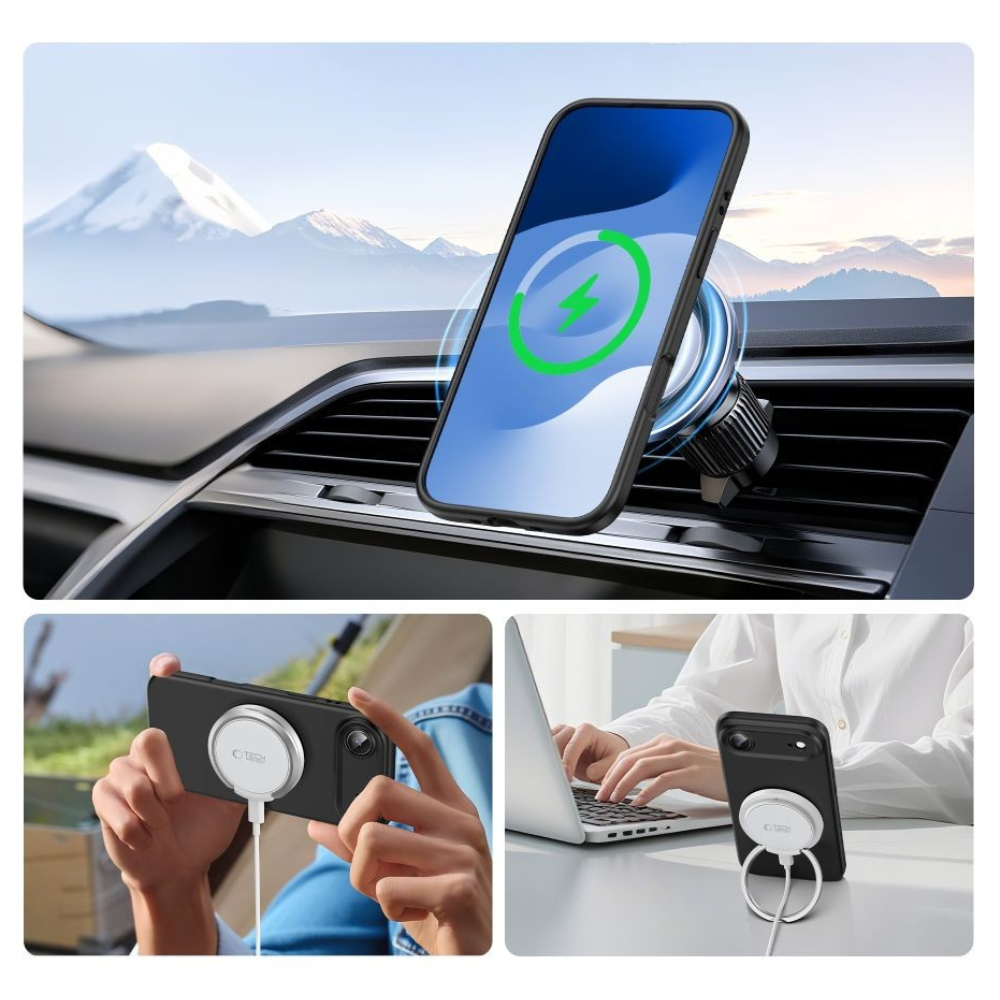 Tech-Protect Silikone MagSafe cover til iPhone 17 Air - 2 - reFix.dk