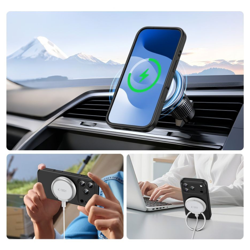 Tech-Protect Silikone MagSafe cover til iPhone 17 Pro - 2 - reFix.dk