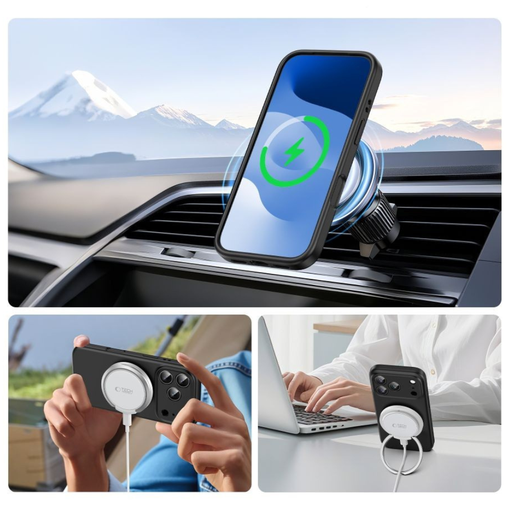 Tech-Protect Silikone MagSafe cover til iPhone 17 Pro Max - reFix.dk