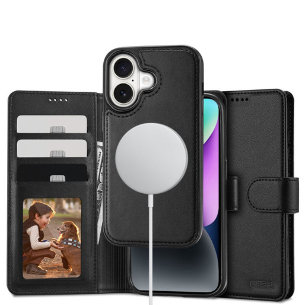 Tech-Protect Wallet MagSafe Cover til iPhone 16 - reFix.dk