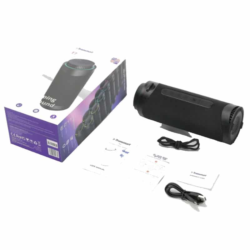 Tronsmart T7 Trådløs Bluetooth højttaler - Pakkens indhold - reFix.dk