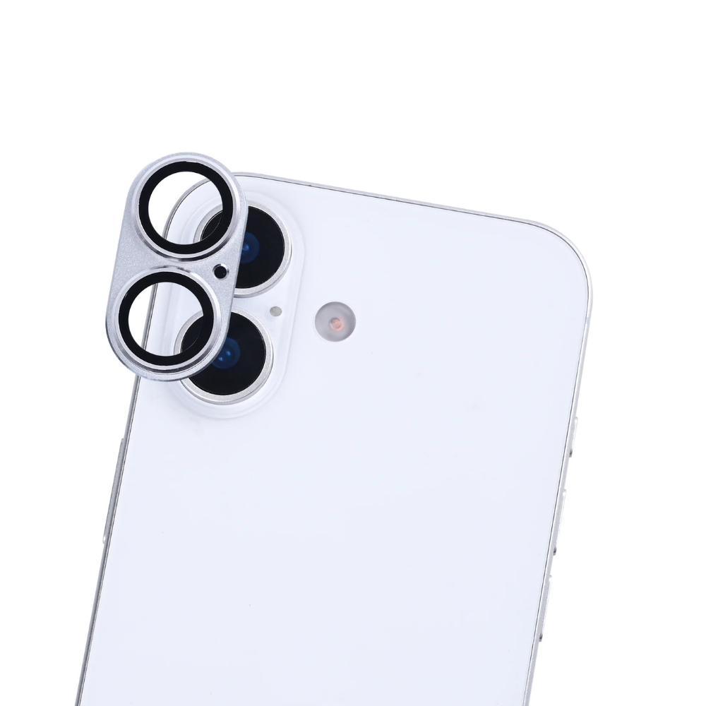 Ultra Clear Kameralinse Beskyttelse til 17 / 16 / 16 Plus - Hvid - reFix.dk