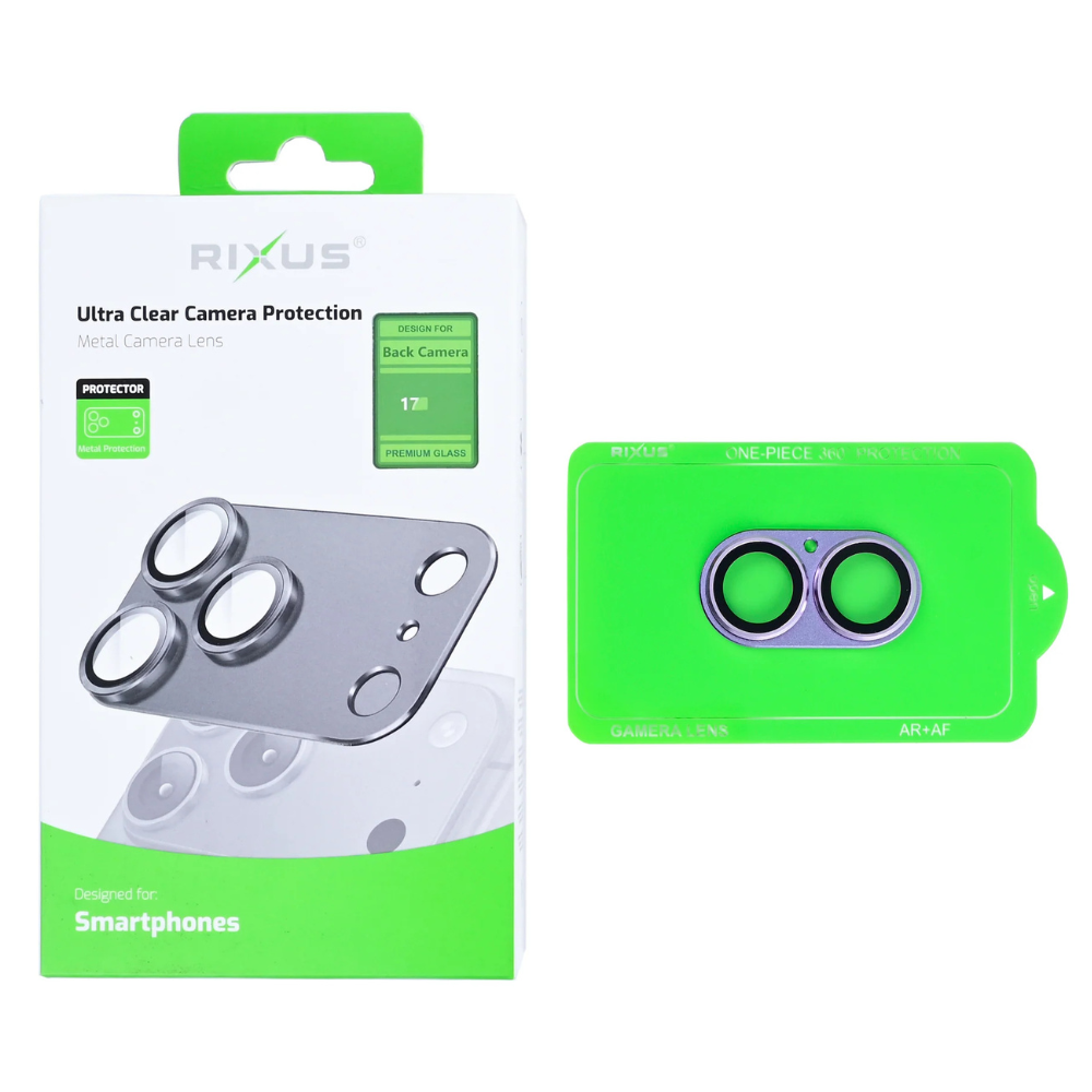 Ultra Clear Kameralinse Beskyttelse til 17 / 16 / 16 Plus - Pakkens indhold - reFix.dk