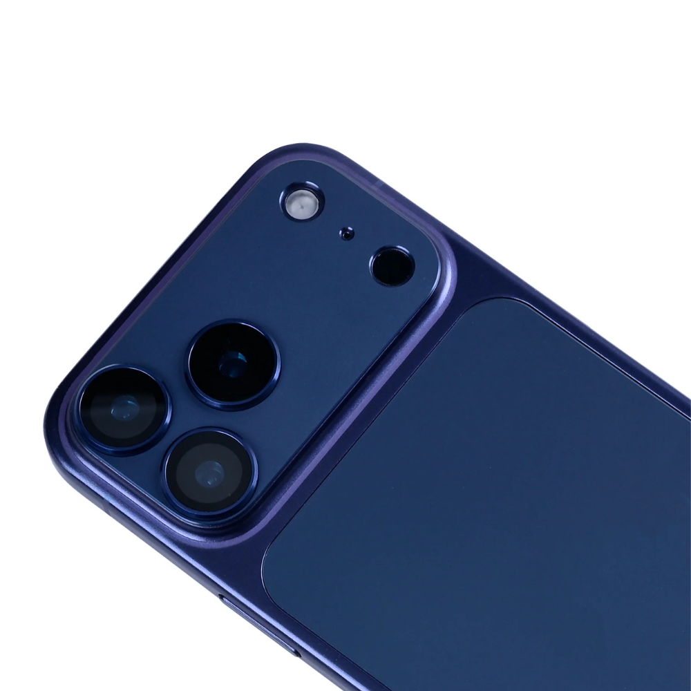 Ultra Clear Kameralinse Beskyttelse til 17 Pro Max - Mørkeblå - 2 - reFix.dk