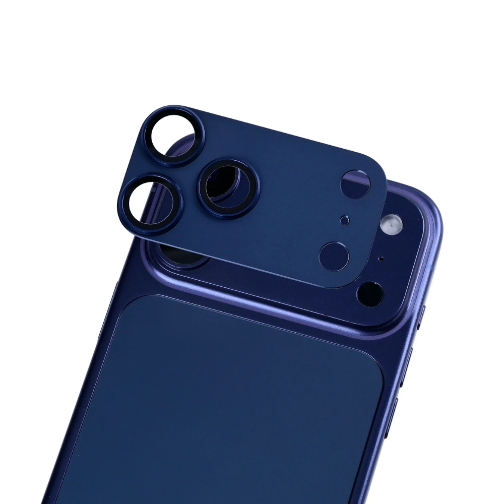 Ultra Clear Kameralinse Beskyttelse til 17 Pro Max - Mørkeblå - reFix.dk