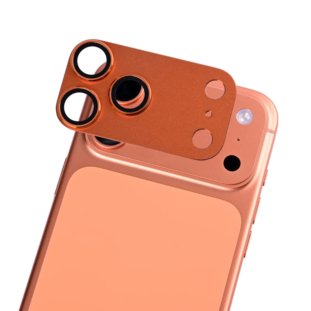 Ultra Clear Kameralinse Beskyttelse til 17 Pro - Orange - reFix.dk