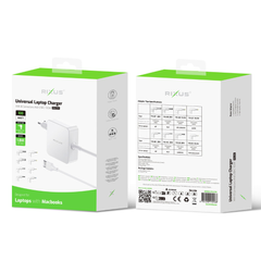 Universal Laptop Oplader 100W USB-C – 8 Adapterstik - Pakkens indhold - reFix.dk