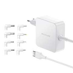 Universal Laptop Oplader 100W USB-C – 8 Adapterstik - reFix.dk