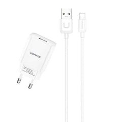 USAMS rejseoplader + lightning data kabel (1 m) - reFix.dk