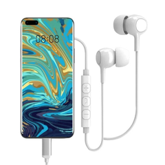 USB-C In-Ear Høretelefoner med Mikrofon & Betjening - hvid - 1 - reFix.dk