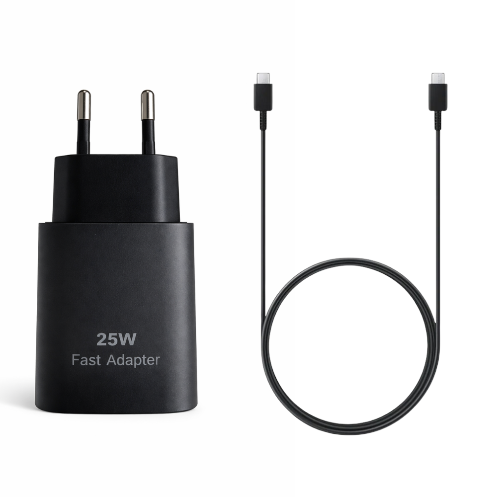 25W PD Hurtig Oplader USB-C – Med Kabel - reFix.dk