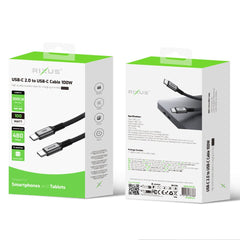 USB-C til USB-C Kabel 100W – 3m Hurtig Opladerkabel - Pakkens indhold - reFix.dk