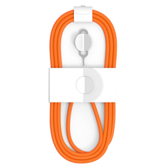 USB-C til USB-C Kabel – Flettet – Orange - reFix.dk