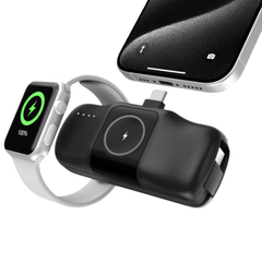 Wozinsky 3-i-1 Mini 5000mAh 15W Powerbank med USB-C - sort 1 - reFix.dk